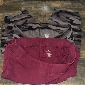 Torrid size 2, 4-pair bike legging shorts bundle